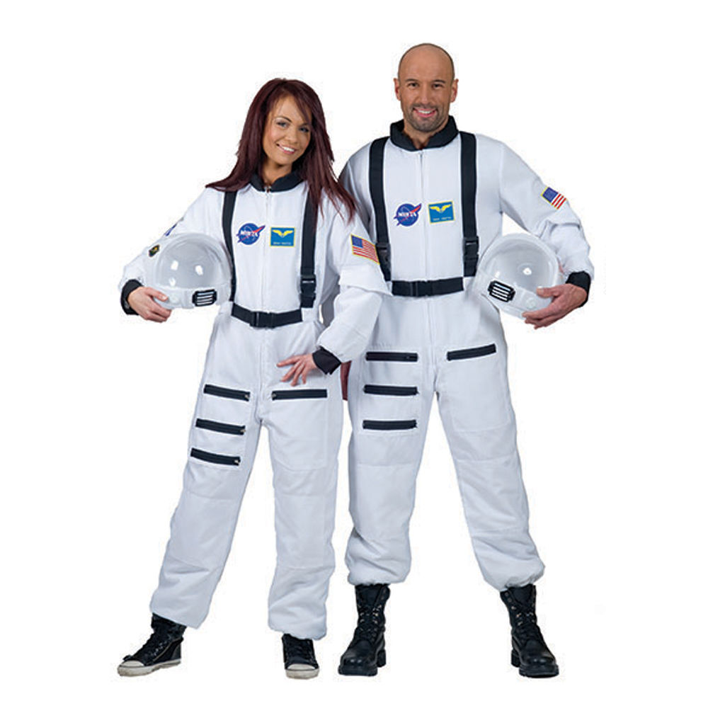 Unisex-Kostm Astronaut, wei, Gre XS