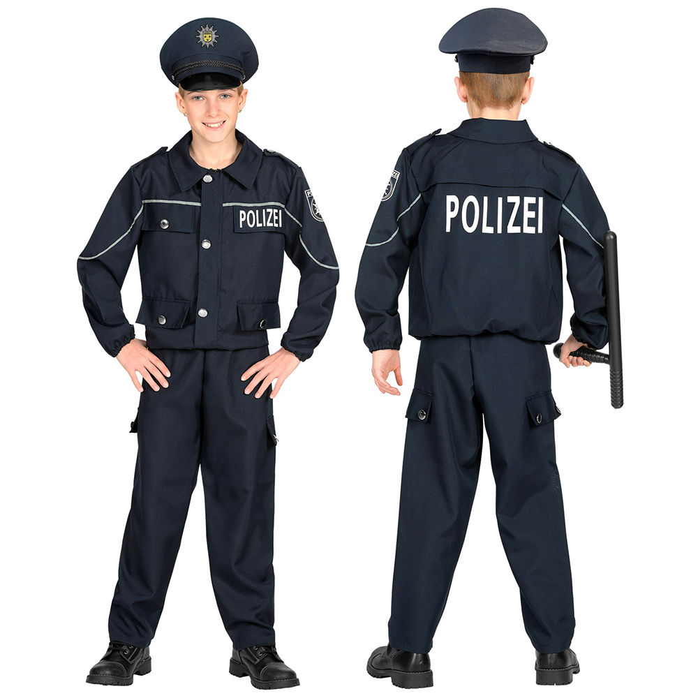 Kinder-Kostm deutscher Polizist, Gr. 104