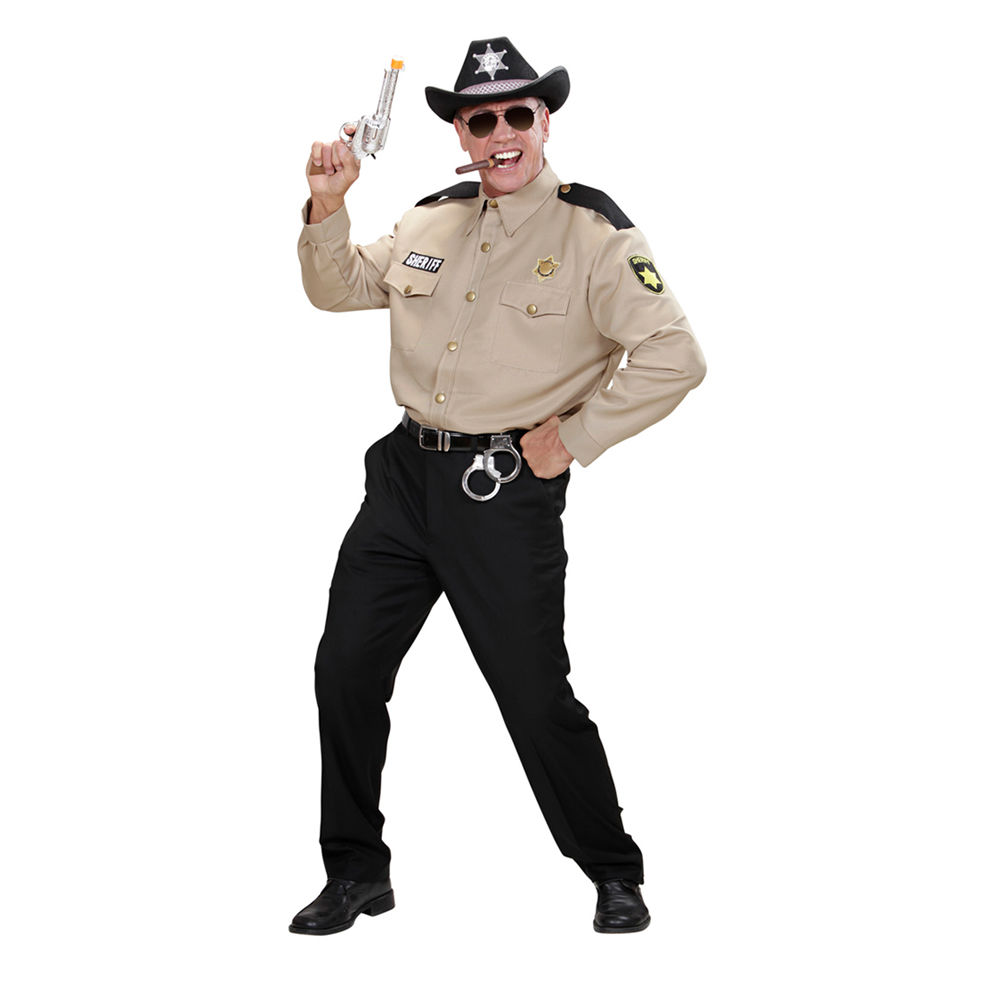 Herren-Kostm Sheriff-Hemd, Gr. M-L Bild 3