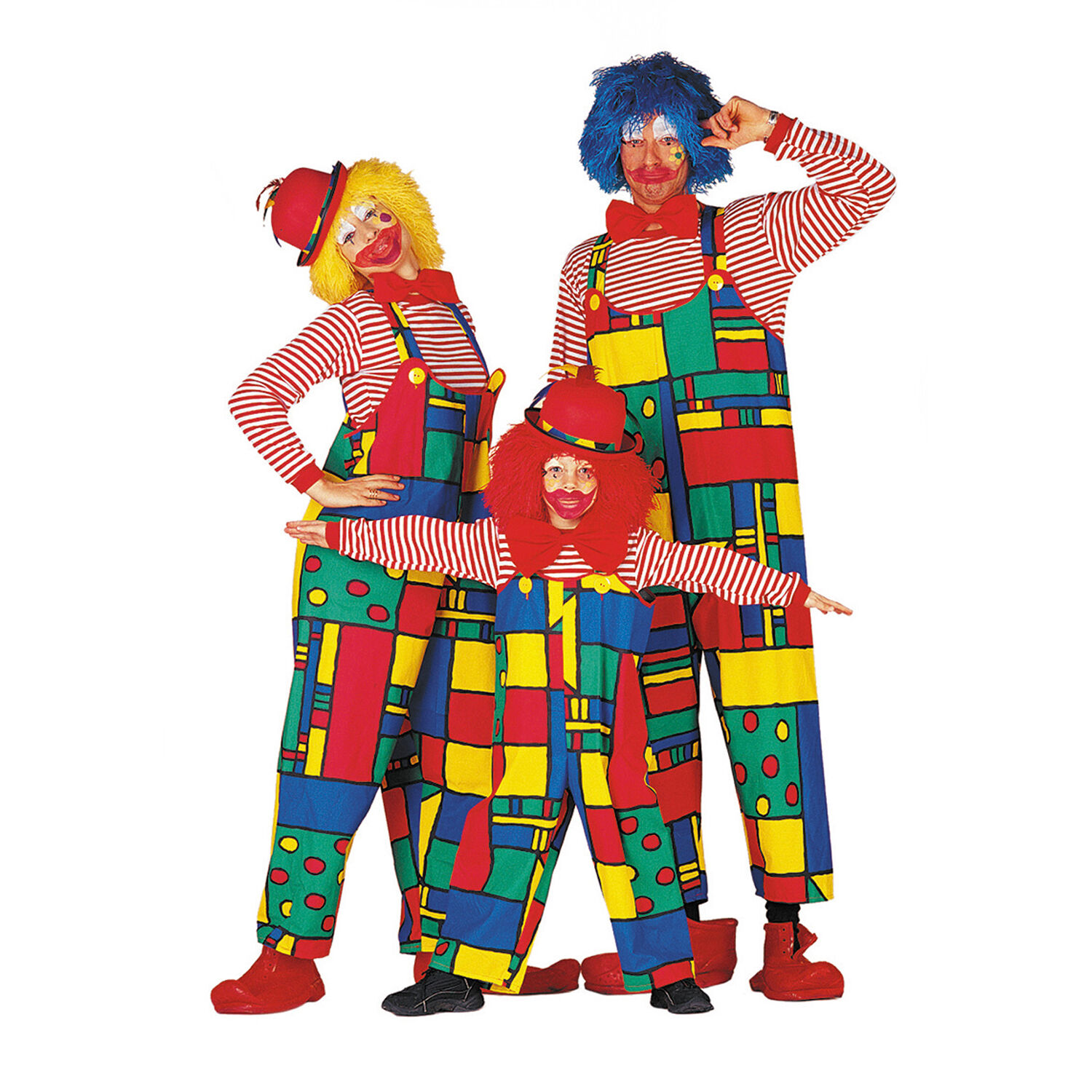 NEU Kinder-Kostm Clown-Latzhose Mondrian, bunt, Gr. 116 Bild 4