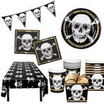 NEU Piraten mit Totenkopf Party Serie - Verschiedene Geburtstagsartikel