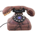 NEU Halloween Horror-Telefon, Originalgre, mit Licht und Sound