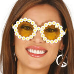 NEU Brille Margeriten-Blten mit gelben Glsern, Kunststoff