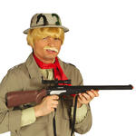 NEU Gewehr Scharfschtze mit Zielfernrohr, Kunststoff, ca. 67cm