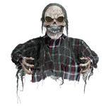 SALE Halloween-Deko-Figur Zombie-Oberkrper, ca. 120cm, mit Licht, Sound und Bewegung