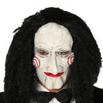 NEU Latex-Maske Marionette mit schwarzen Haaren