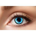 Kontaktlinsen Engel Farblinsen blau mit Musterung