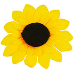 Sonnenblume mit Anstecknadel,  10 cm