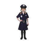Kinder-Kostm Polizistin, blau - Verschiedene Gren (116-152)