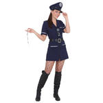 Damen-Kostm Sexy Polizistin blau - Verschiedene Gren (36-42)