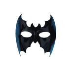 SALE Qualitts-Maske Fledermaus, schwarz
