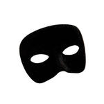 SALE Qualitts-Maske halbes Gesicht Stoff, schwarz