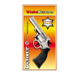 SALE Cowboy-Pistole Denver Chrom, 12-Schuss-Colt