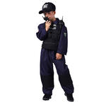 Kinder-Kostm SWAT-Anzug Komplett - Verschiedene Gren (116-152)
