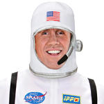 Helm Astronaut, wei, aus Stoff