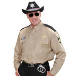 Herren-Kostm Sheriff-Hemd - Verschiedene Gren (M-XL)