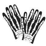 NEU Skelett-Handschuhe fr Kinder, Einheitsgre, 2 Stck
