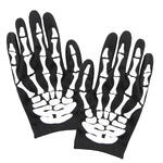NEU Skelett-Handschuhe Erwachsenengre, 2 Stck