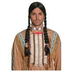 Indianer-Brustplatte von amerikanischen Ureinwohnern inspiriert, wei