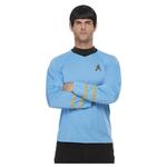 Star Trek-Uniform Wissenschaftsoffizier, Raumschiff Enterprise, Blau, Oberteil - Verschiedene Gren (S-XL)