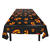 NEU Tischdecke Halloween-Krbis aus Kunststoff, 120x180cm, schwarz - Tischdecke