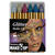 NEU Fantasy Theater-Make-Up / Creme-Schminkstifte auf Fettbasis, in Kunststoffbox, 6 Glitter-Farben - 6er Set Glitter