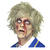 Percke Herren Kurzhaar Psychopath Zombie, grau - mit Haarnetz Bild 2