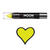 Moon Creations Neon UV-Schminkstift, 3.5g, gelb - Gelb