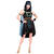 NEU Damen-Kostm gypterin / Cleopatra, Kleid mit Umhang, Armstulpen und Stirnband, schwarz, Gr. XS Bild 4