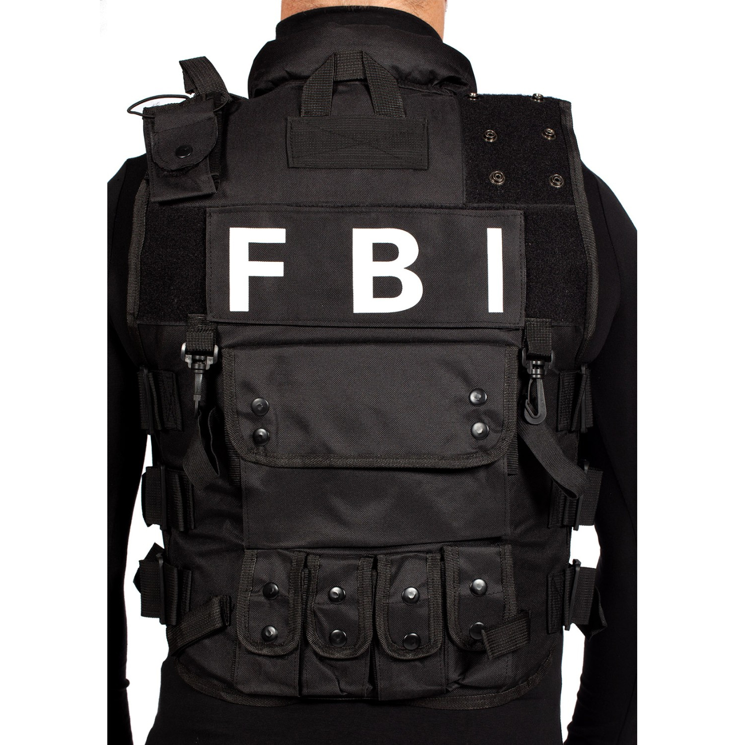 Weste FBI deluxe, schwarz, Einheitsgre Bild 4