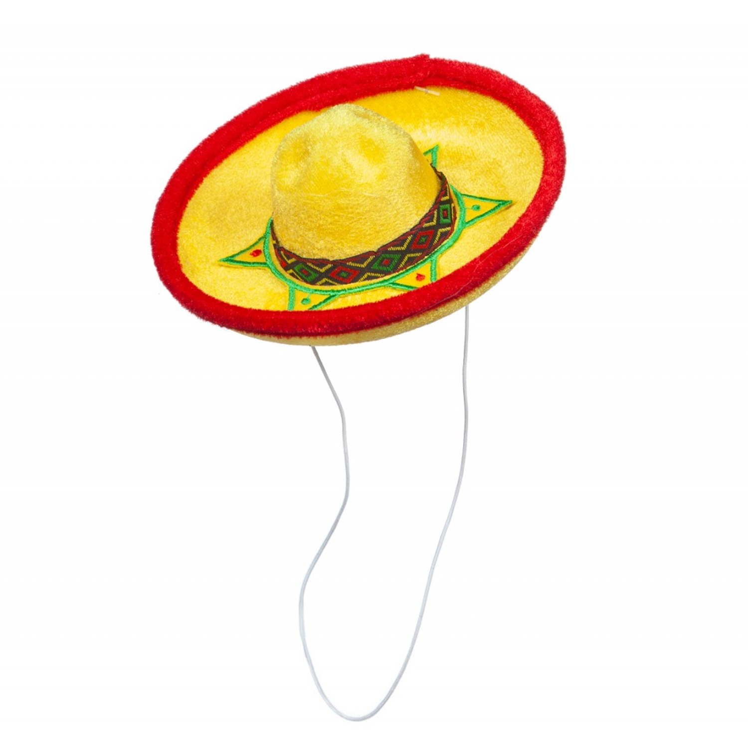 Hut Mini-Sombrero, gelb Bild 2