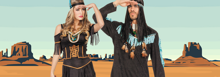 Herren-Percken Indianer, Rasta & Co.