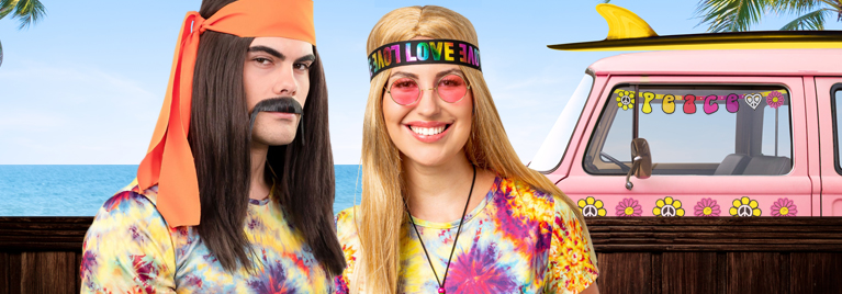 70er-Jahre Kostüme & Hippie