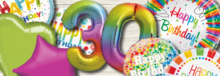 Luftballons Zahlen & Buchstaben