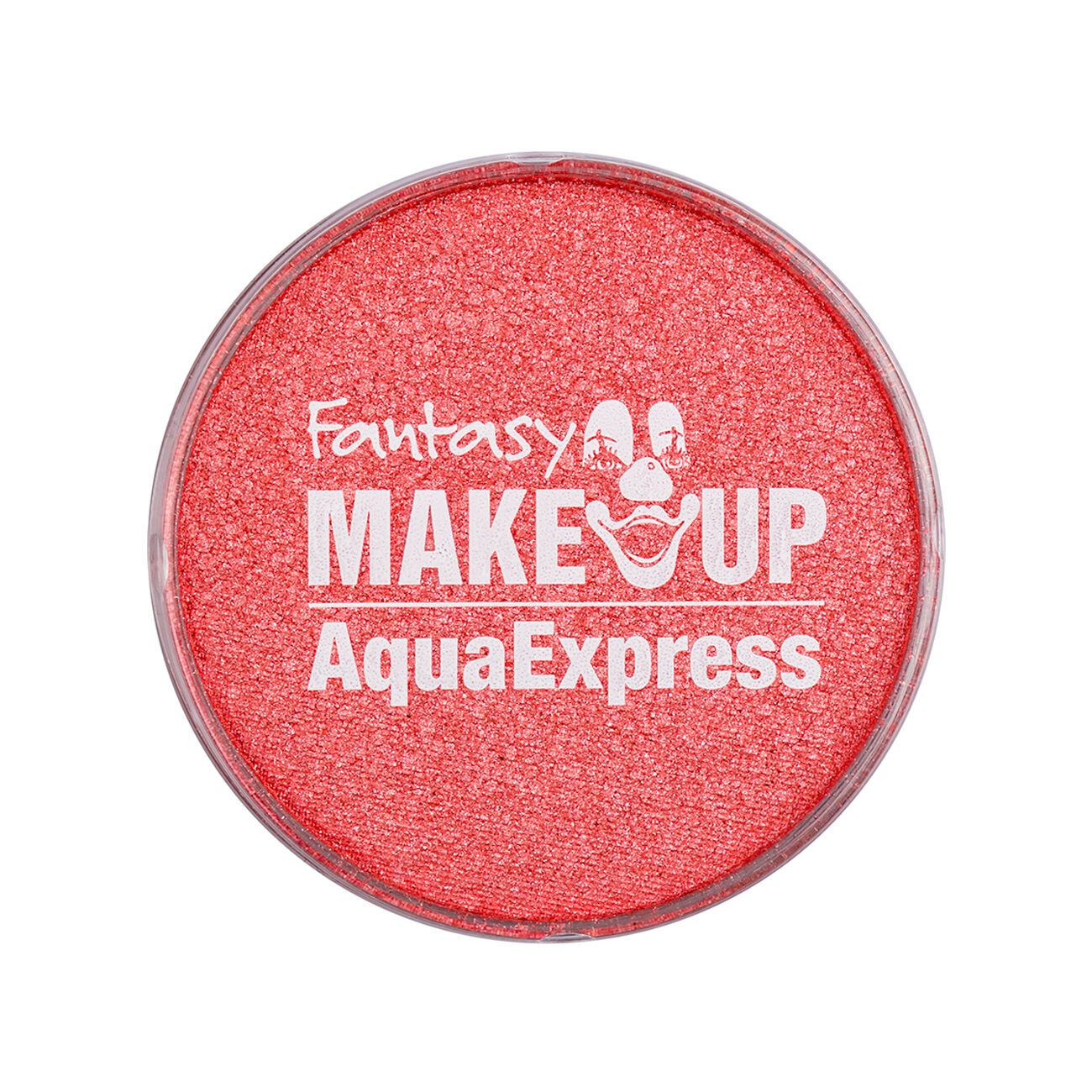 NEU Fantasy Aqua-Express Schminke auf Wasserbasis, 15g, Perlglanz / Metallic-Rot