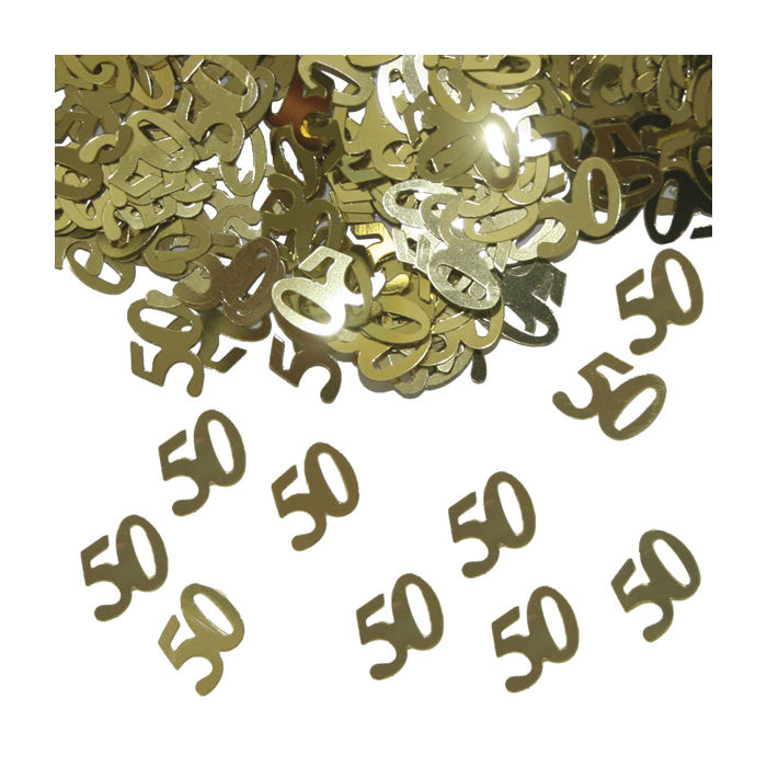 Konfetti 50 Metallic-Gold, 14 g
