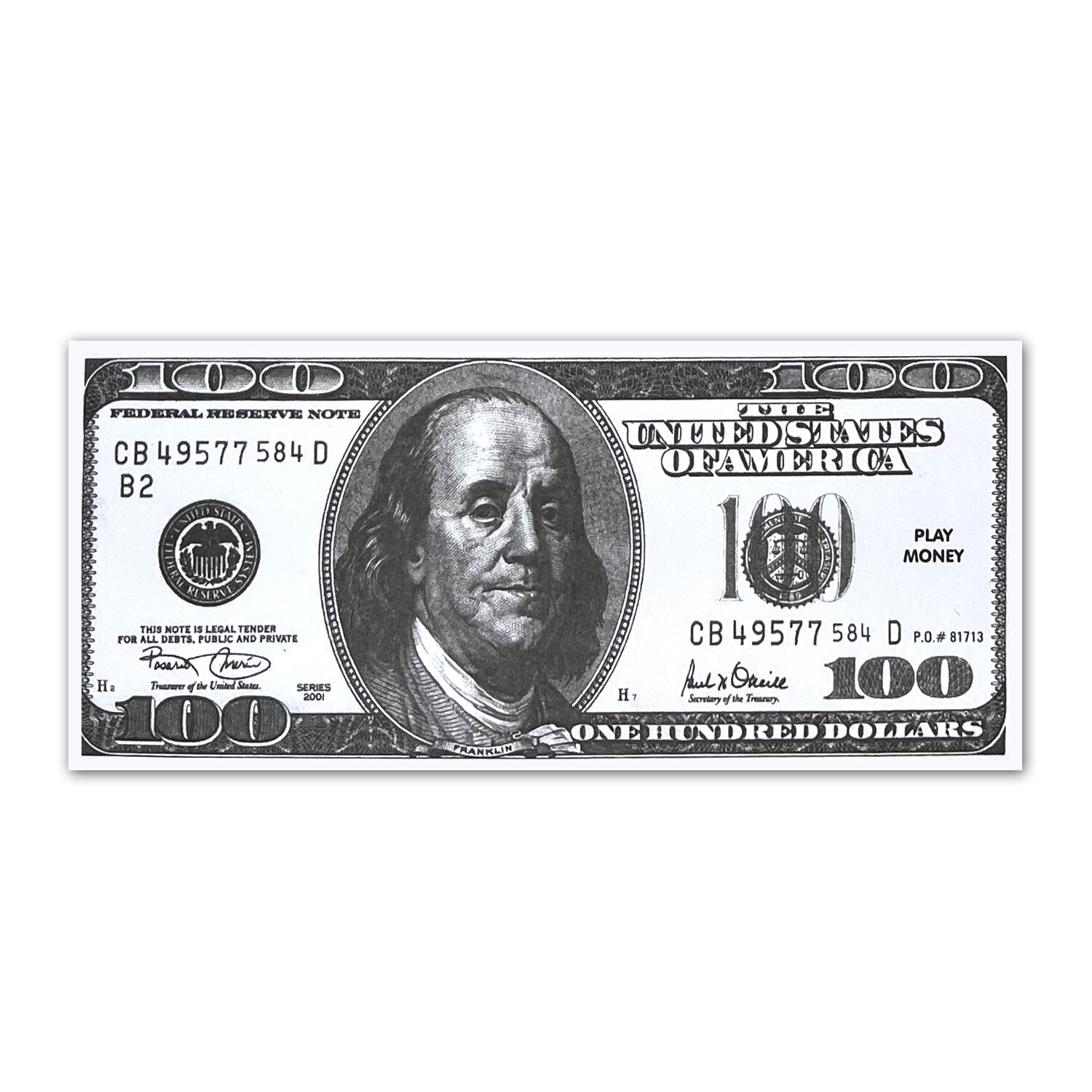 Spielgeld Dollar-Scheine, 100 Stck Bild 2
