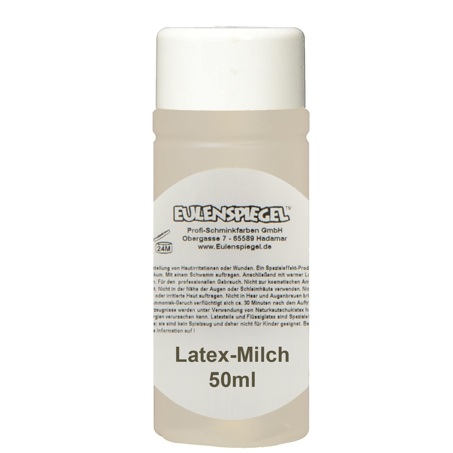 NEU Eulenspiegel Latex-Milch, 50ml Flasche