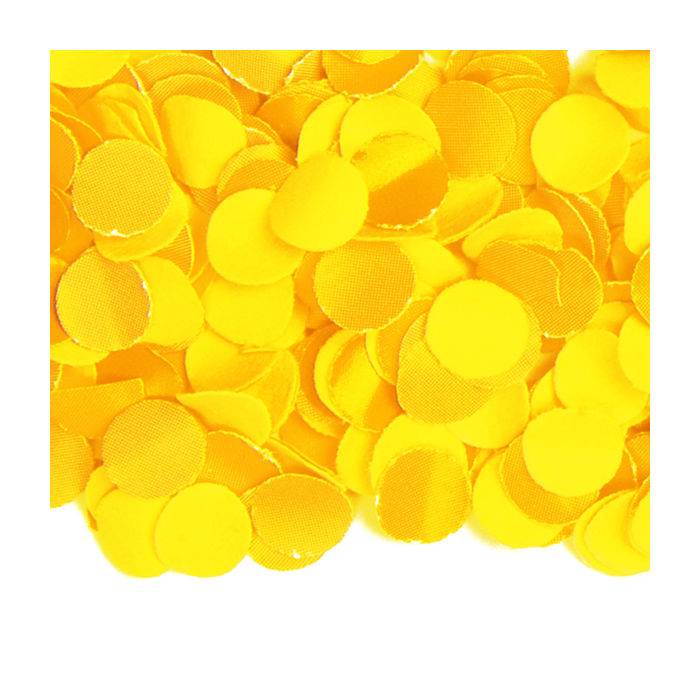 Konfetti gelb aus Papier, 100 g