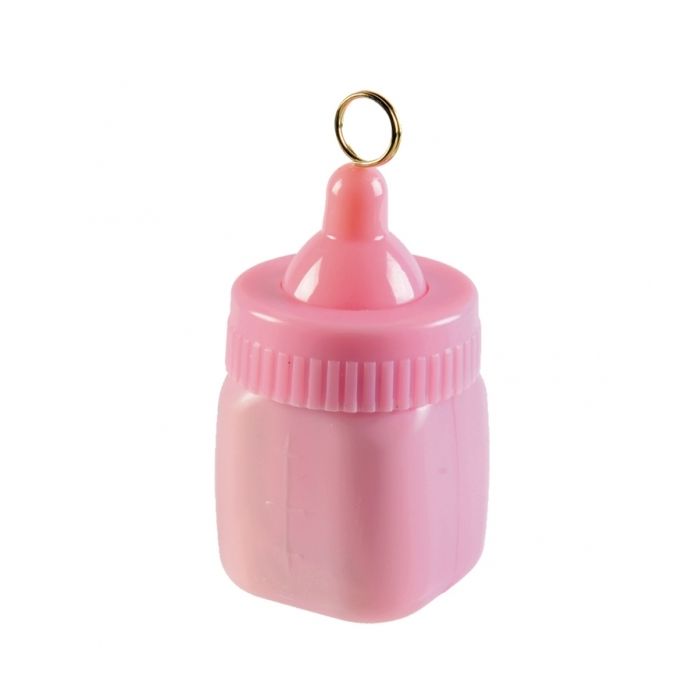 Ballongewicht Babyflasche rosa, Gewicht ca. 80g