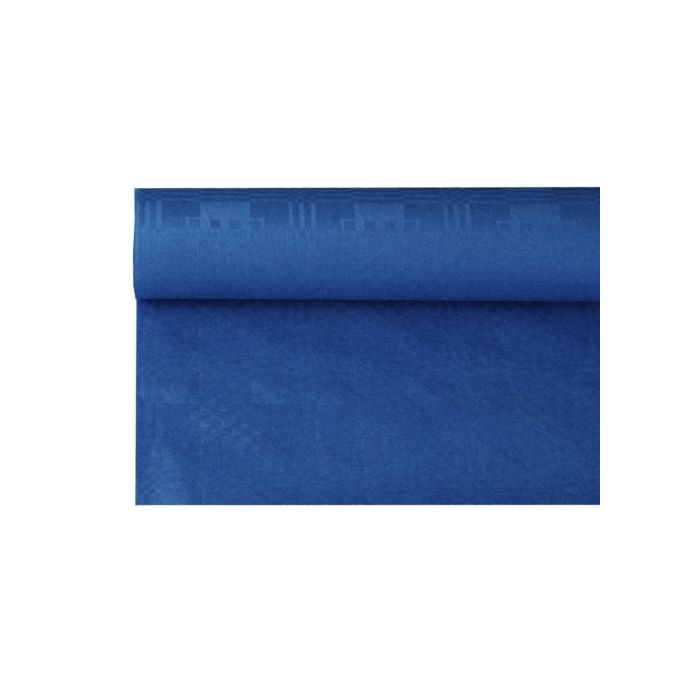 Tischdecke dunkelblau mit Damastprgung 8x1,2m