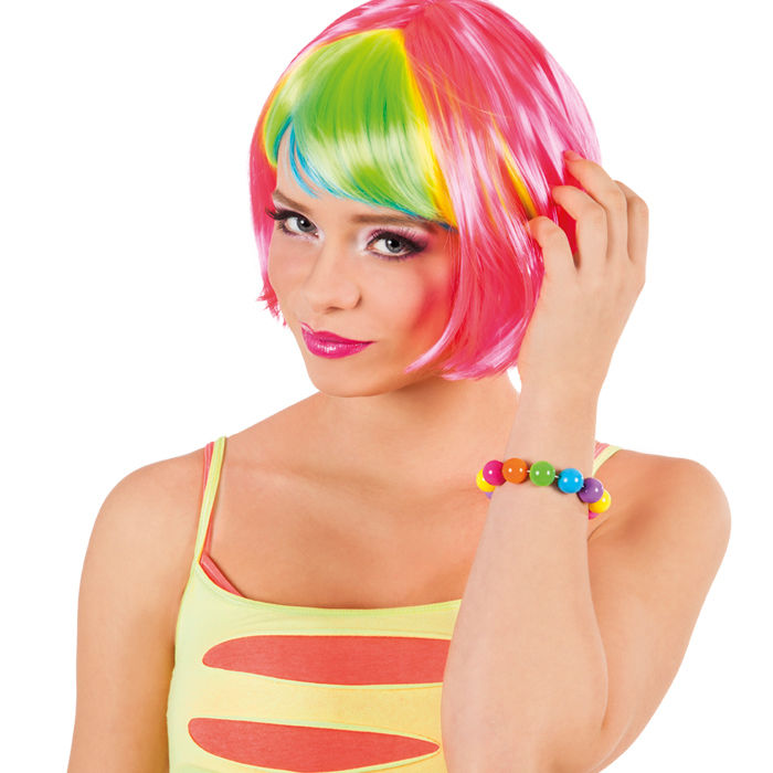 SALE Armband 80er Jahre, Neonfarben