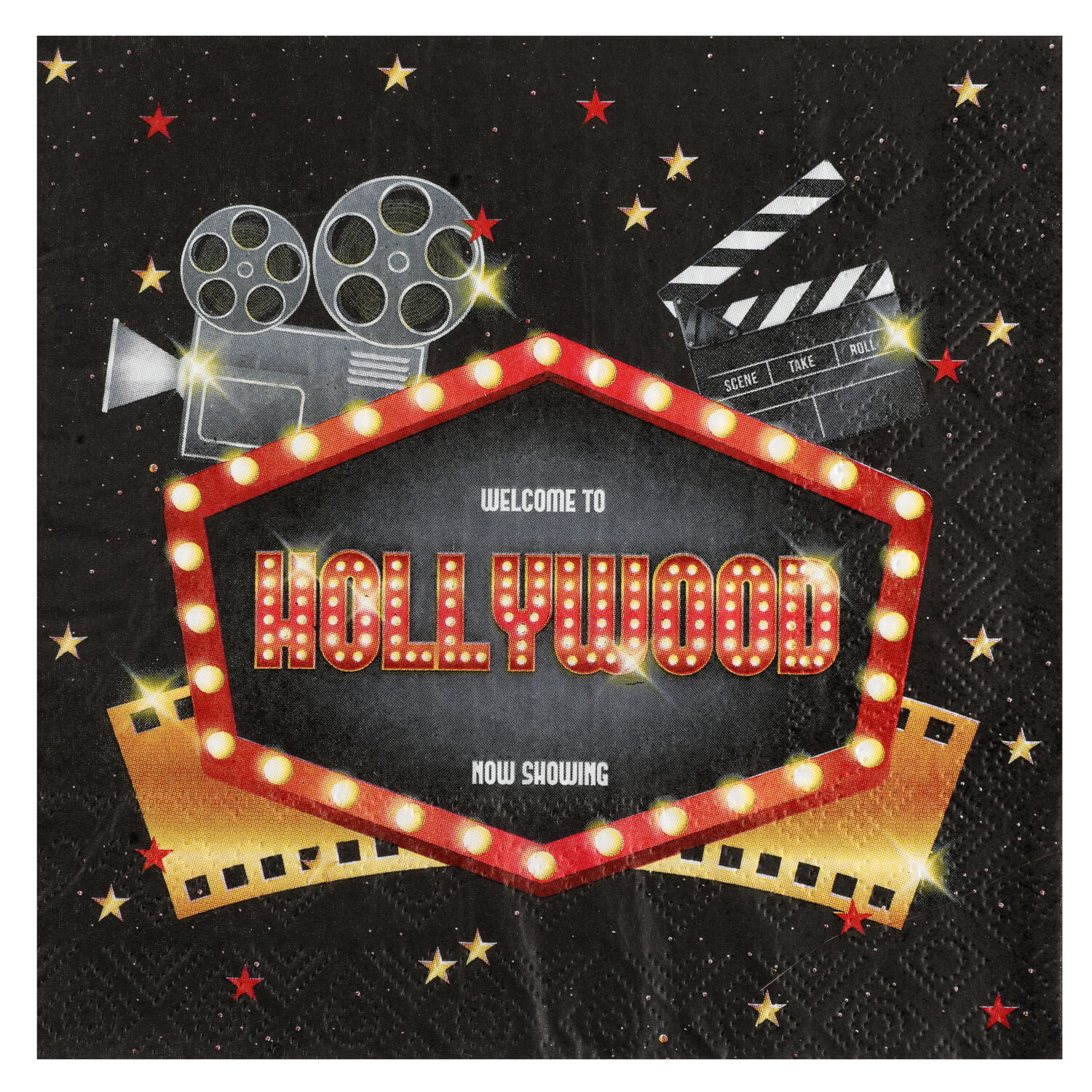 Serviette Hollywood, 33 x 33 cm, 20 St�ck