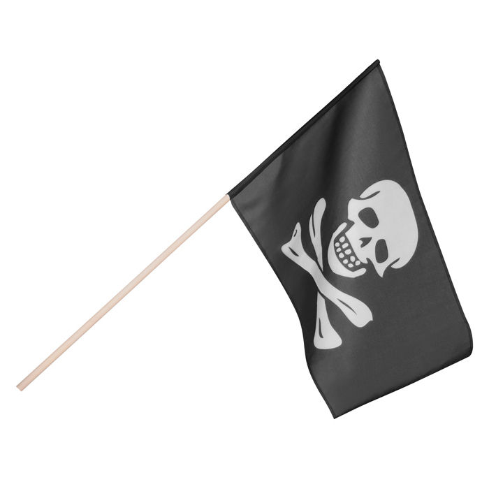 30 x 45 cm Fahnen Flagge Pirat Augenklappe Bootsfahne Tischwimpel 