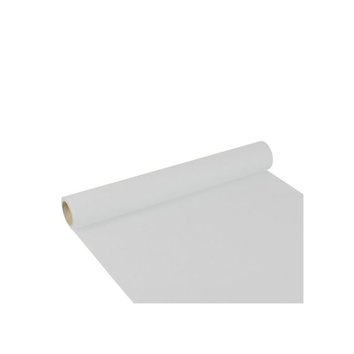SALE Tischlufer Royal Collection, reifest, 300 x 40 cm auf der Rolle, Wei