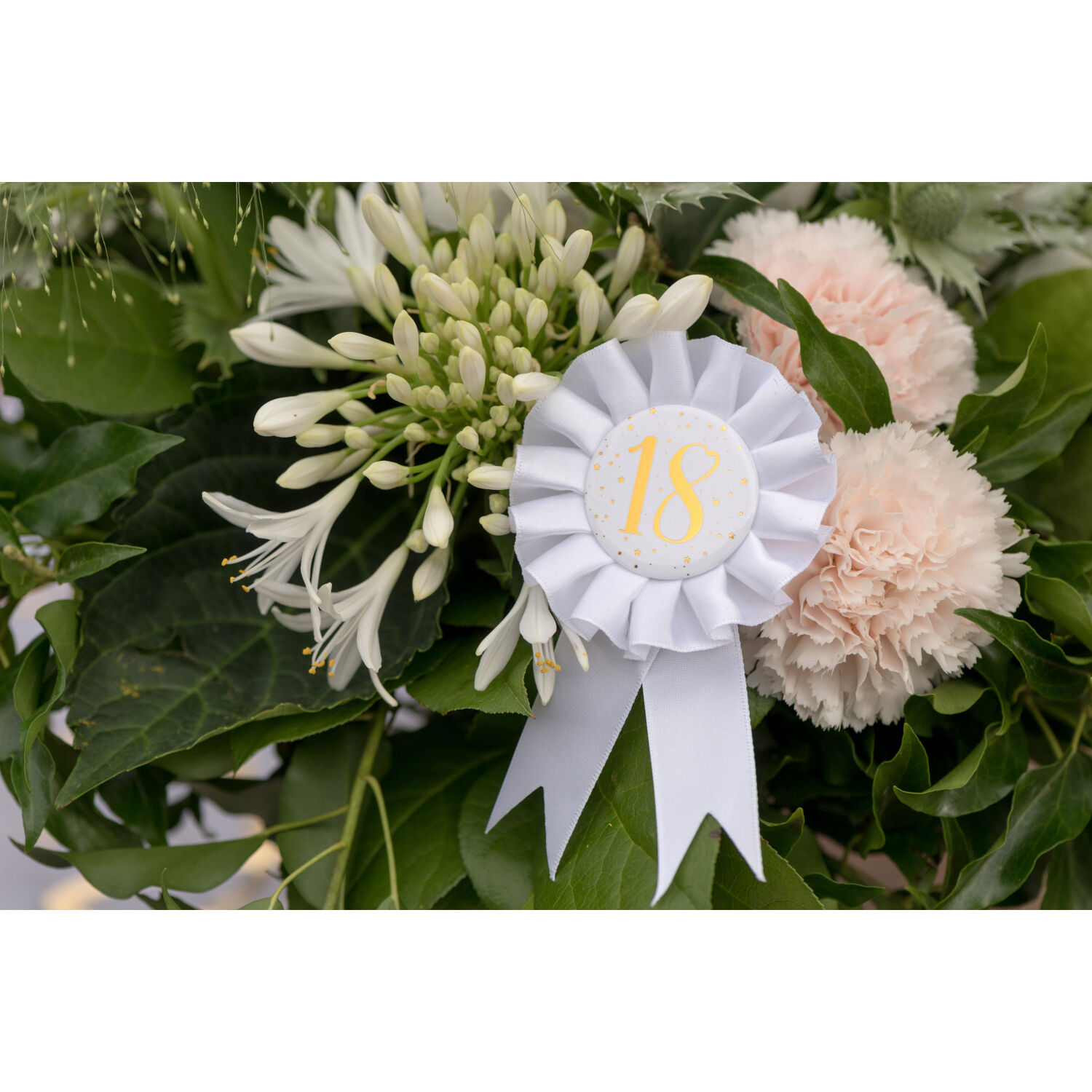 Geburtstags-Button / Rosette, 18 Jahre, � 8 x 15 cm Bild 2