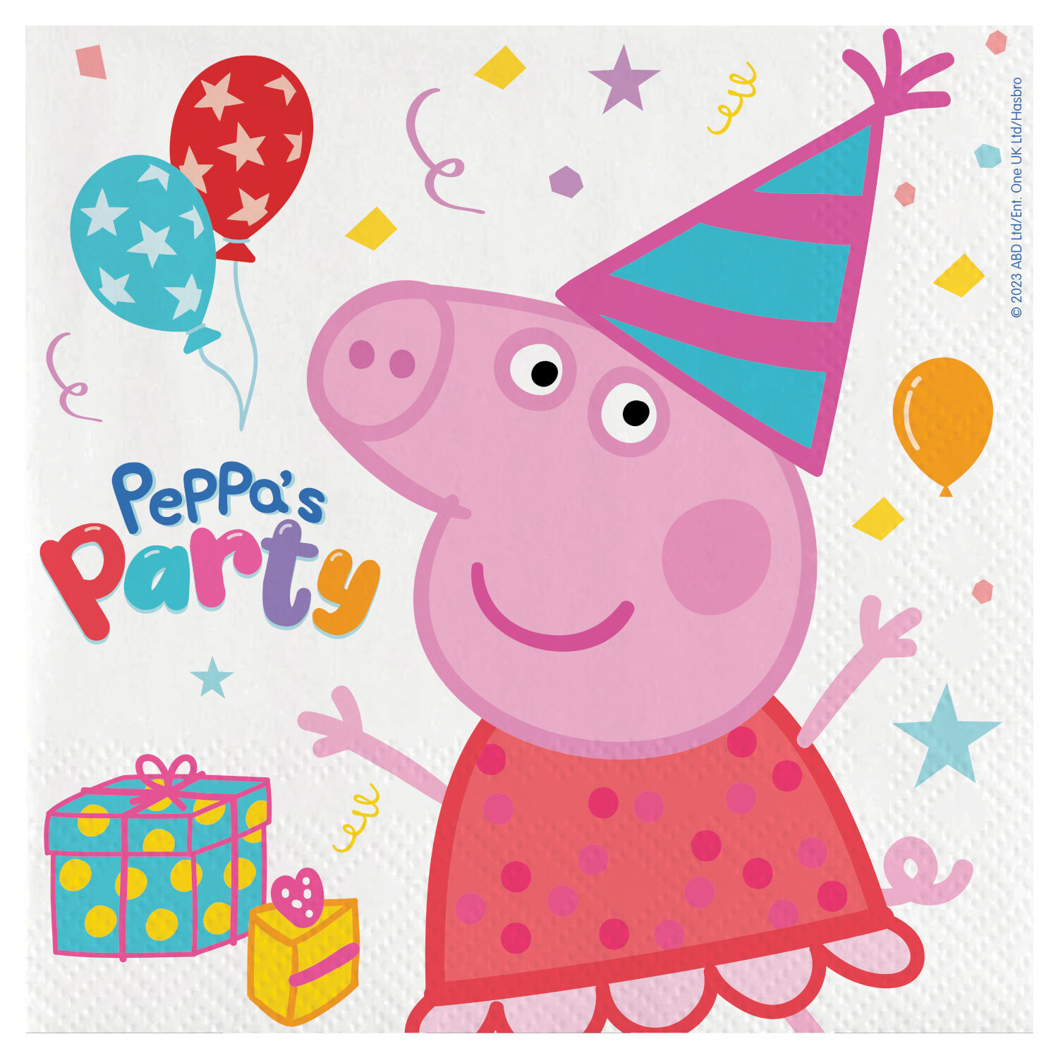 Servietten Peppa Pig, 33 x 33 cm, 20 St�ck