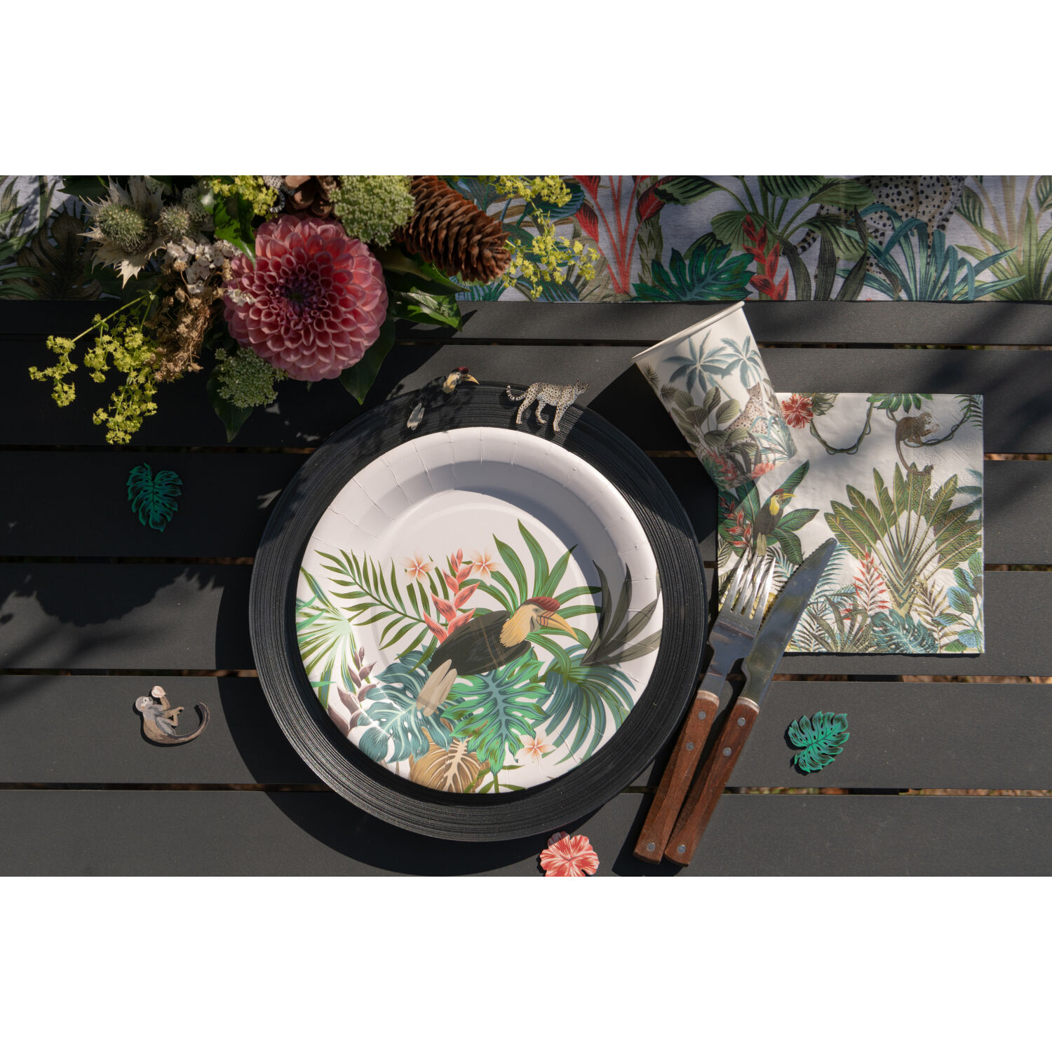 Tischserviette Java / Hawaii, 33 x 33 cm, 20 St�ck Bild 3