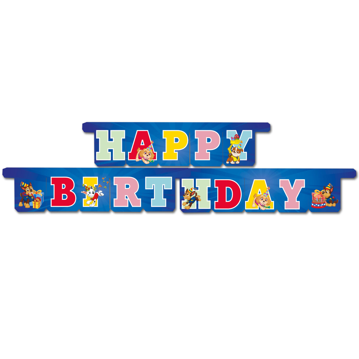 Happy Birthday Girlande Paw Patrol, L�nge 3m