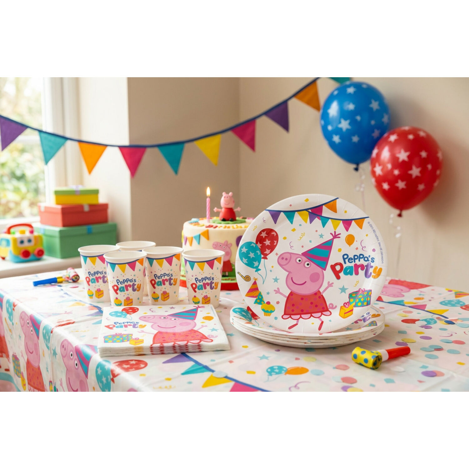 Servietten Peppa Pig, 33 x 33 cm, 20 St�ck Bild 2